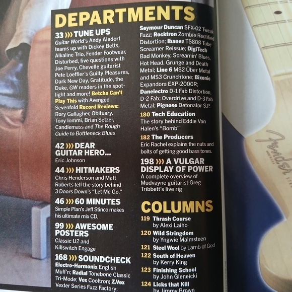 Guitar World Magazine September 2005 The Edge - Celebrates 25 Years of U2 - Picture 7 of 11